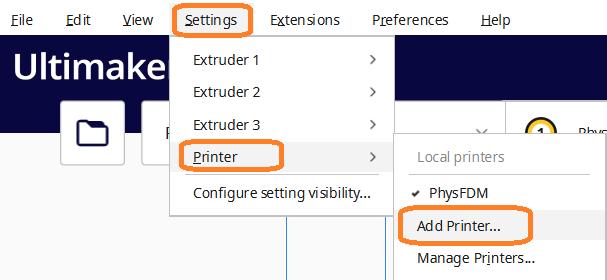 How to install your Markhor3D D7500 on CURA